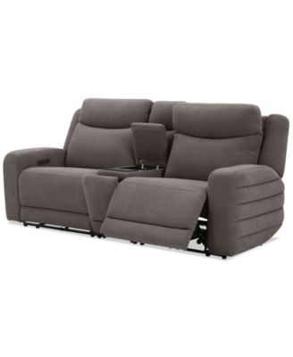 Kristyan3-Pc. Fabric Sofa with 2 Power Motion Chairs and Console, Exclusively at Macy's 