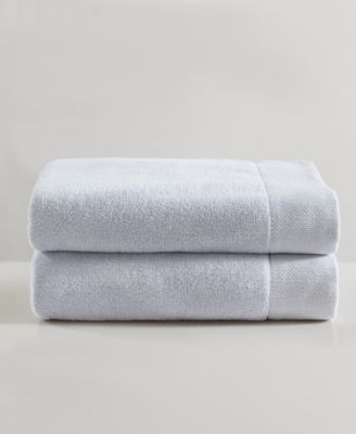 Entwine Solid Cotton Terry 2-Pc. Bath Towel Set, 64" X 34"