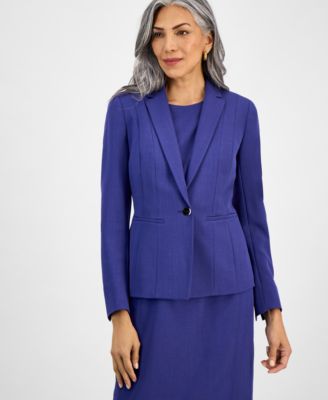 Kasper - Women's Seamed One-Button Blazer