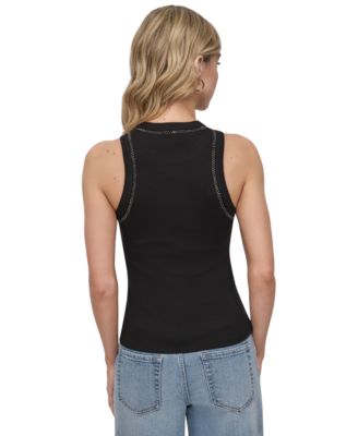 Women's Studded Crewneck Tank