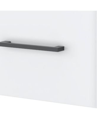 Floating Nightstand with One Drawer in Faux Wood – Space-Saving Storage Solution