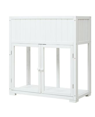 Mini Wood Frame Greenhouse