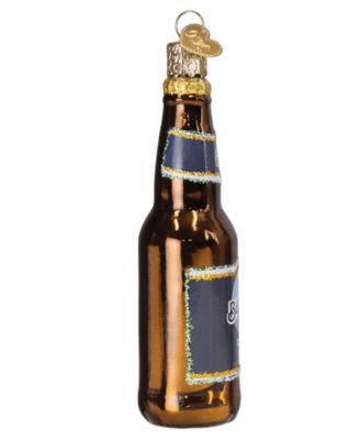 4.5" Adult Beverages Blue Moon Beer Bottle Ornament