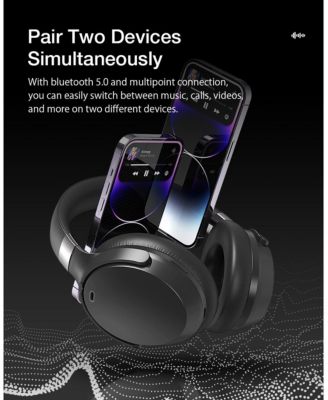 BW-HP5 True Wireless Noise-Cancelling Bluetooth Headphones