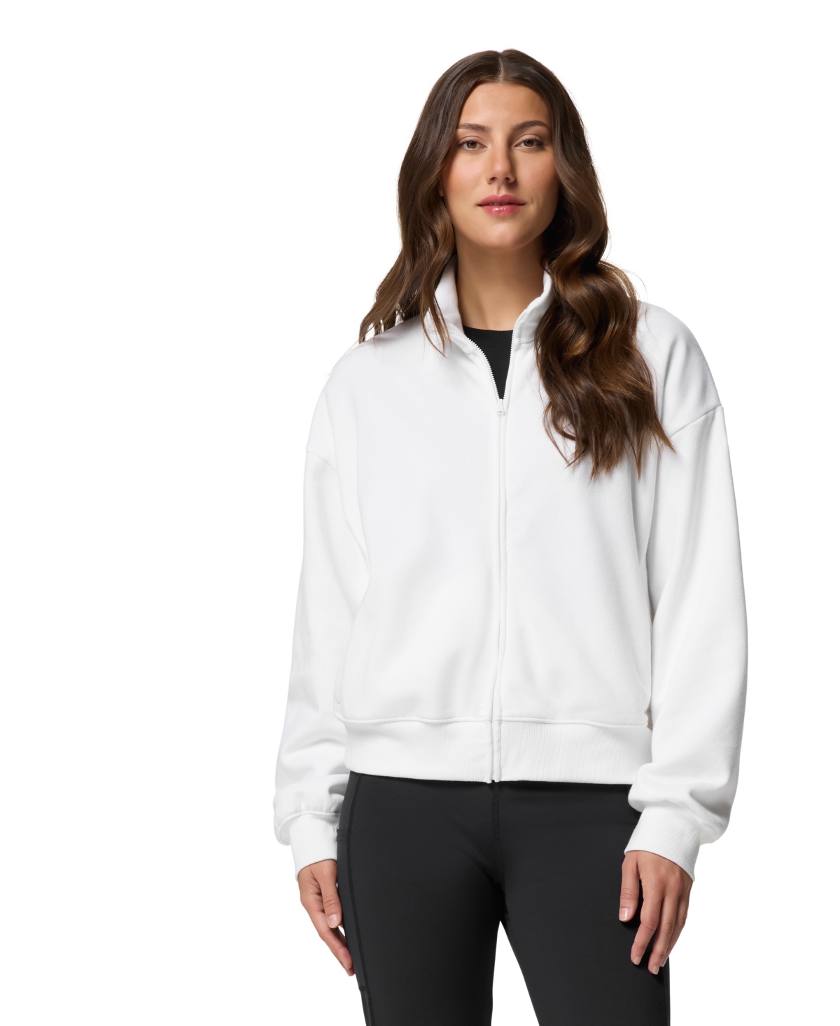 Women's Aldermore Full Zip Fleece Top - Light Grey
