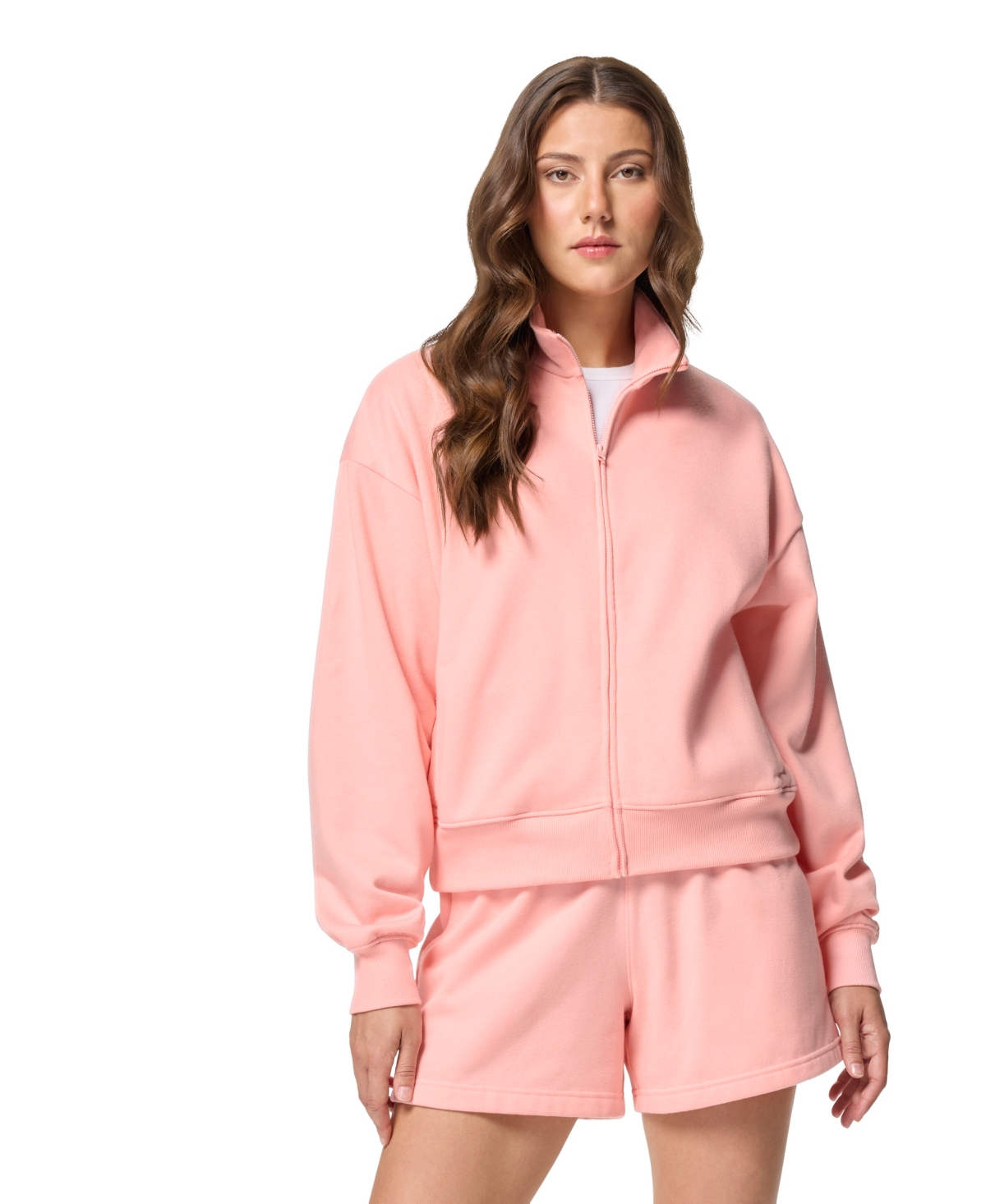 Women's Aldermore Full Zip Fleece Top - Pink Sand