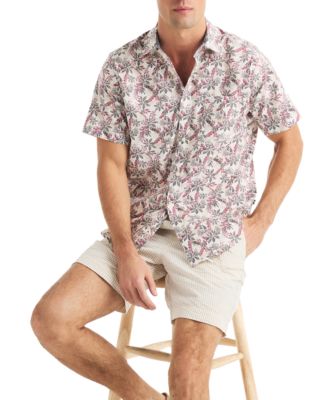 Men's Tropical-Pattern Shirt