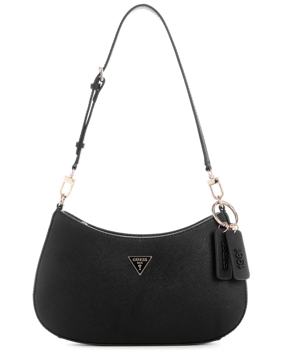 Noelle Top Zip Shoulder Bag - Off White/taupe