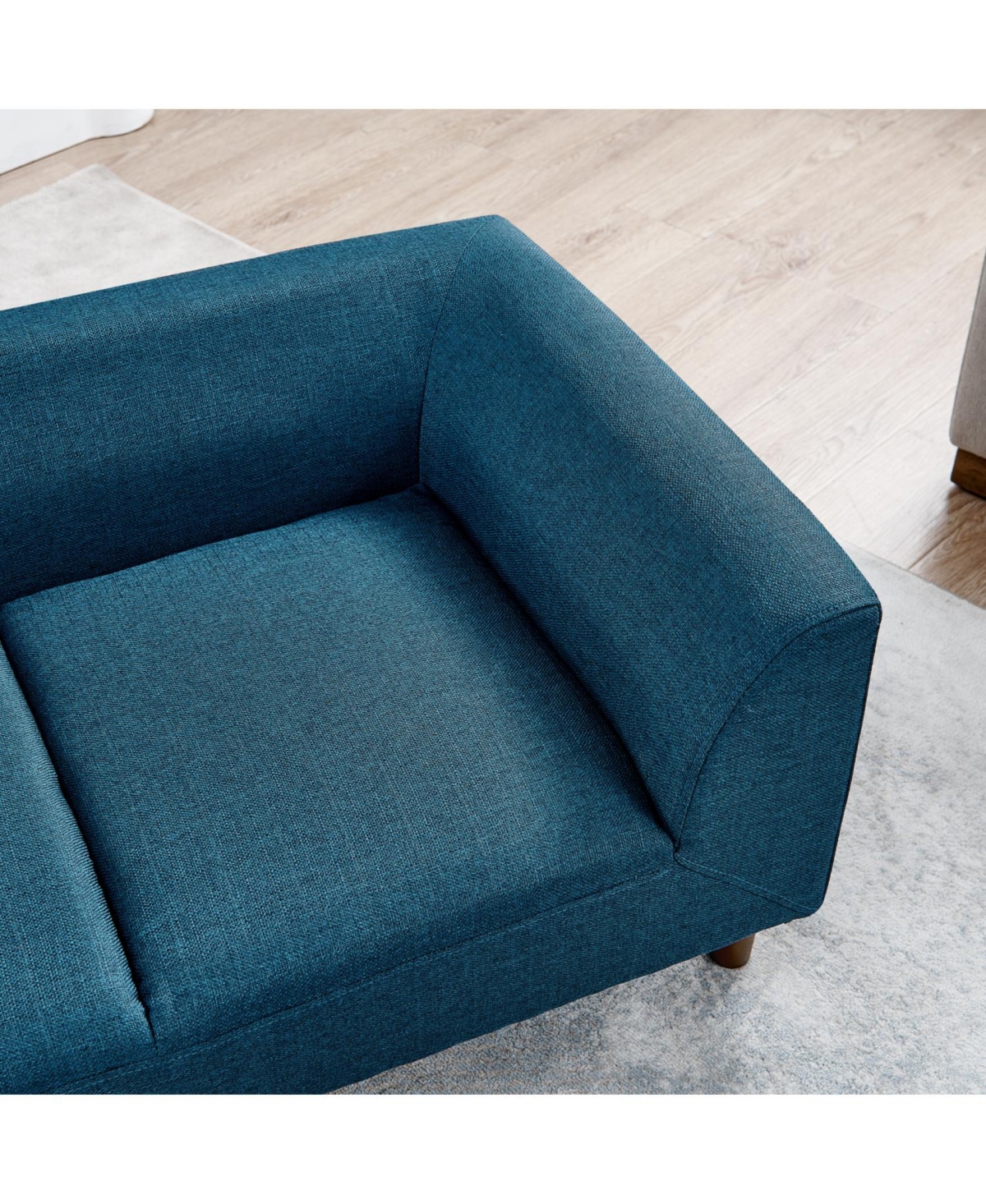 Streamdale Furniture Modern Dog Sofa with Backrest for Medium/Large Dogs - Blue