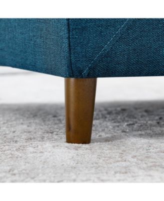 Modern Dog Sofa with Backrest for Medium/Large Dogs - Blue