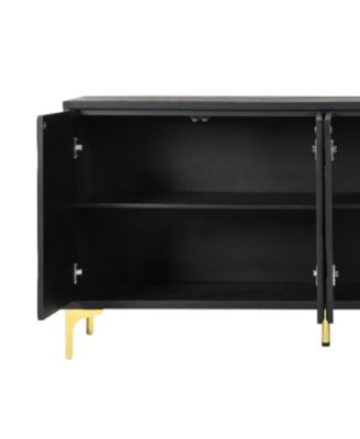 Modern Black Sideboard Buffet Cabinet - 60"