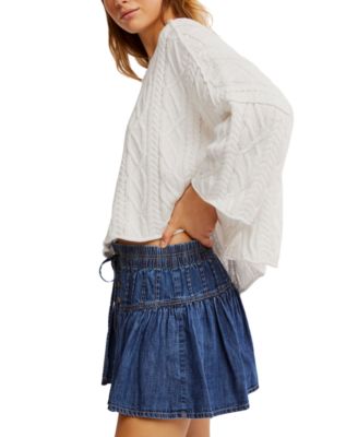 Women's Roselle Denim Mini Skirt