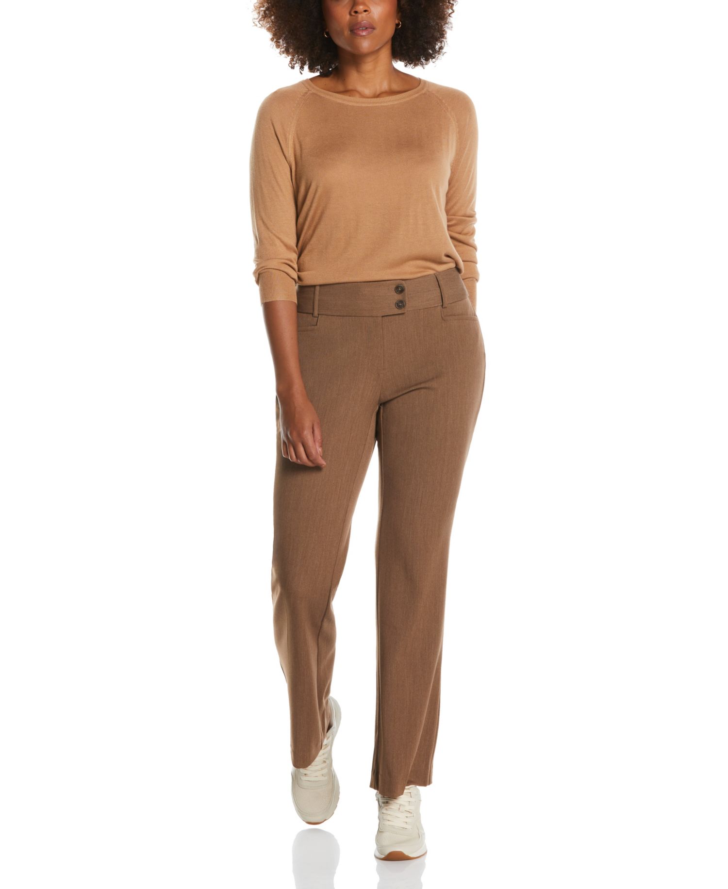 Petite Curvy Fit Boot Cut Pants