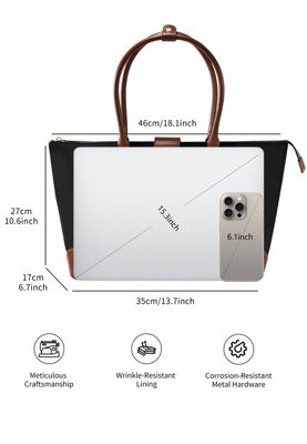 Women's Tote Nylon Top Zip Large Lifestyle Bag Eve Victoria Hyde