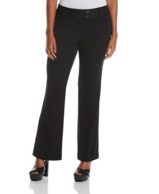 Women's Curvy Fit Boot Cut Pants