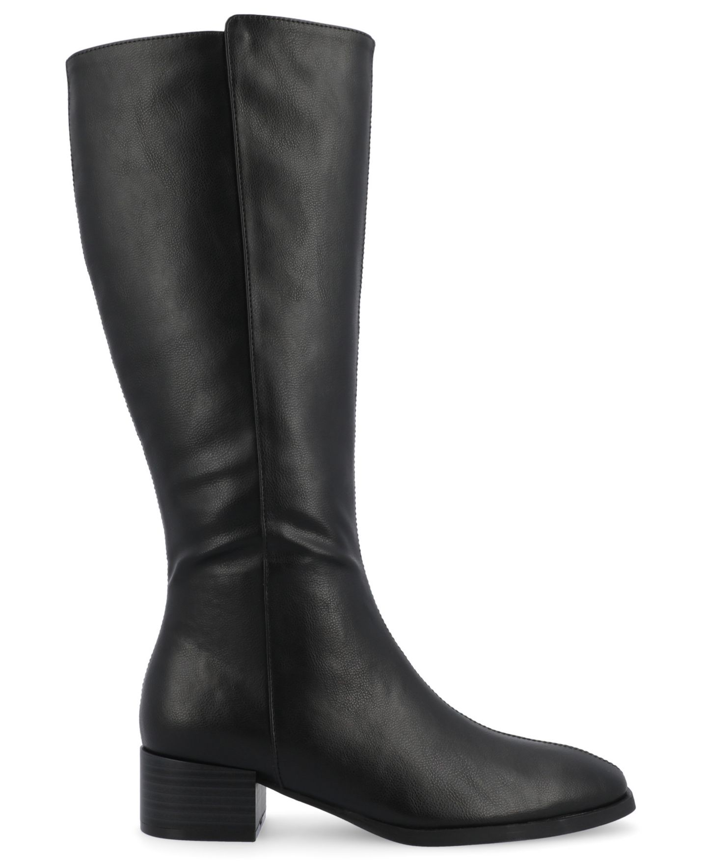 Женские ботинки Journee Collection Devri Regular, Wide Calf, & Extra Wide Calf Knee High, цвет: Чёрный — фото 2