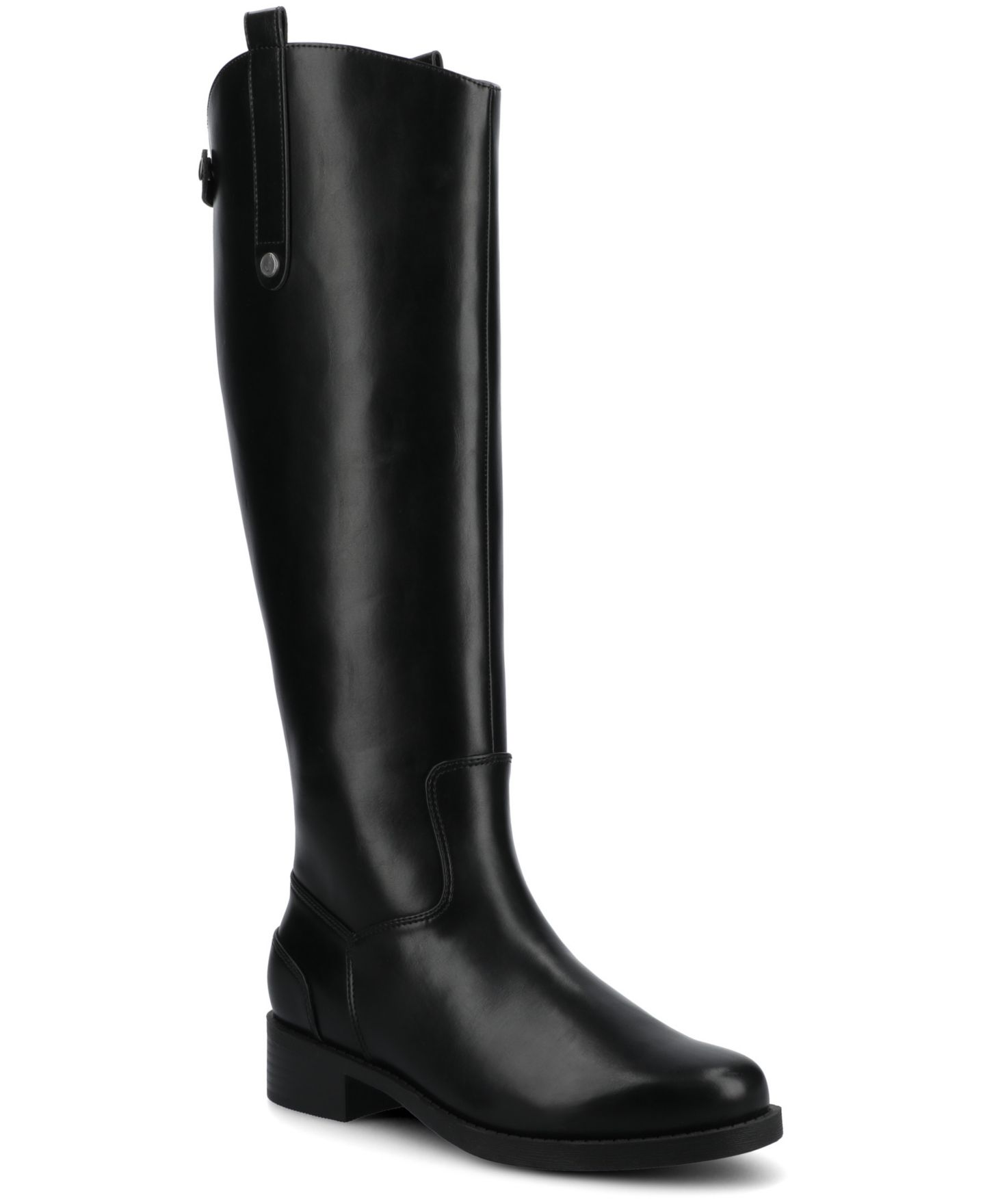 Женские ботинки Journee Collection Gema Regular, Wide Calf, & Extra Wide Calf Knee High Riding, цвет: Чёрный — фото 1