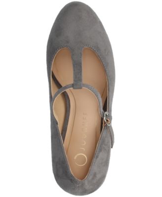 Women's Talani Block Heel T-Strap Pumps 