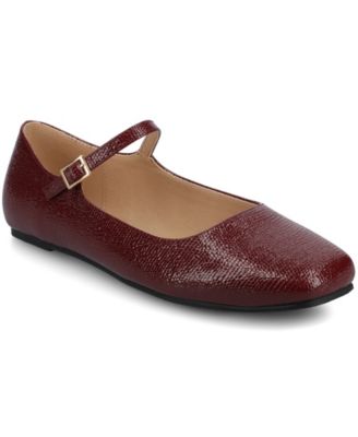 Women's Carrie Square Toe Mary Jane Flats
