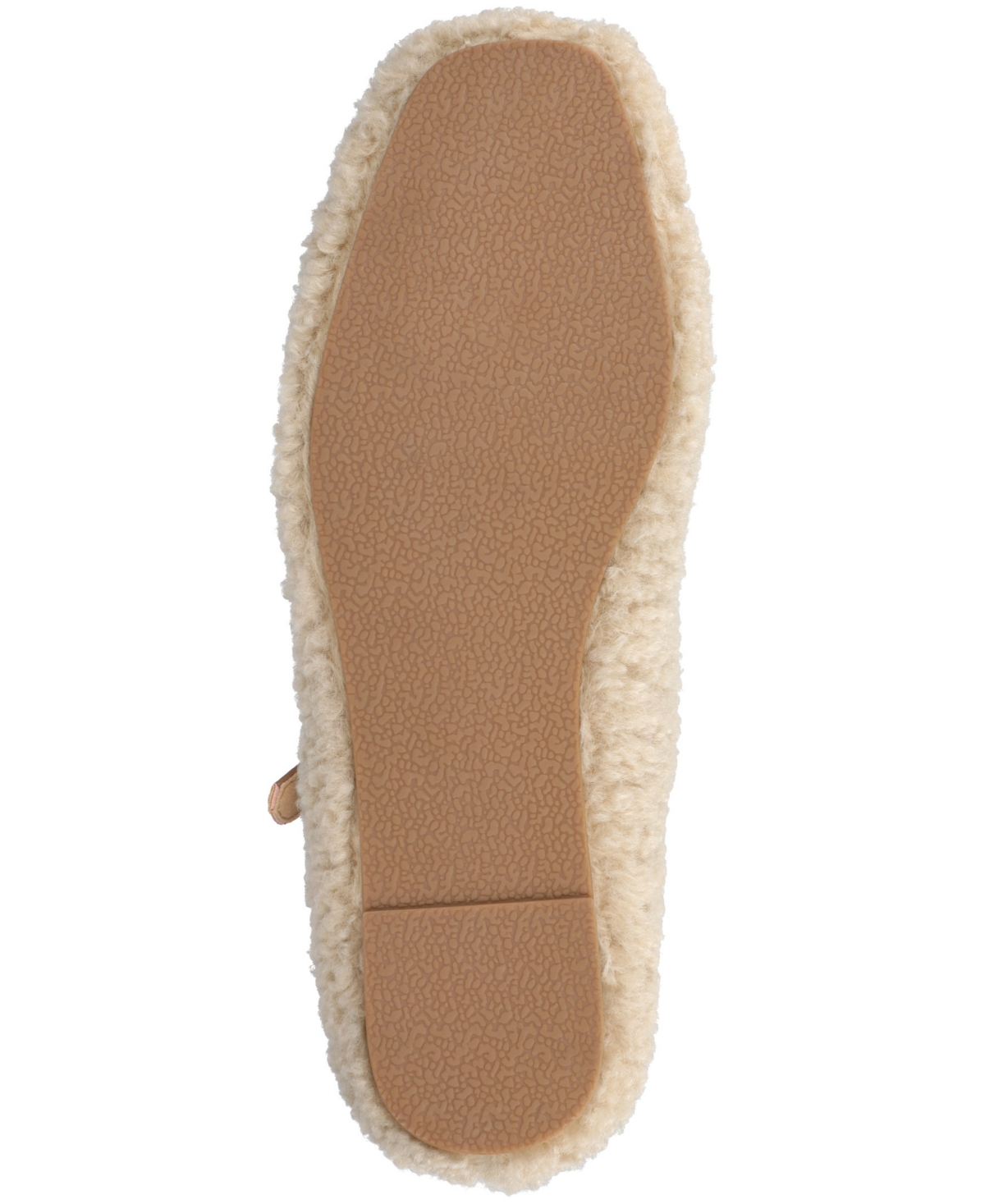Journee Collection Women's Carrie Square Toe Mary Jane Flats In Neutral