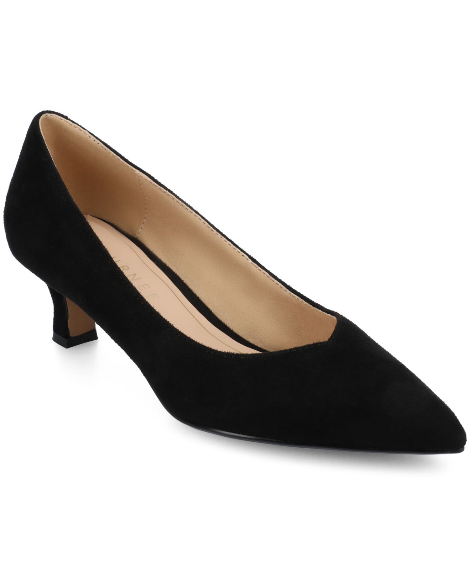 Women's Pammie Pointed Toe Kitten Heel Pumps