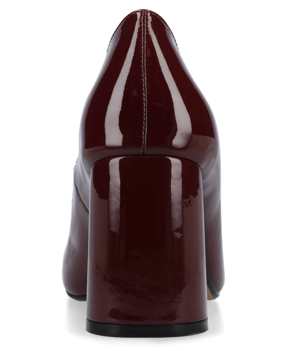 Journee Collection Women's Seraphina Round Toe Pumps In Burgundy