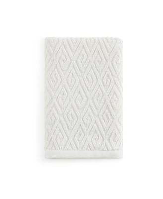 Maze Solid Texture Cotton Hand Towel, 30" x 20"