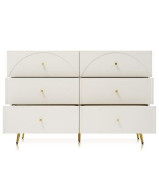 Modern Metal & Wood Dining Cabinet