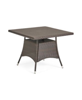 Outdoor Wicker Square Dining Table