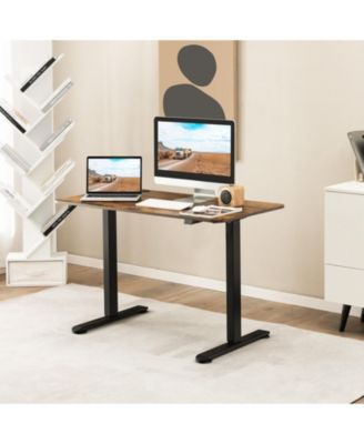 Electric Standing Desk Adjustable Stand up Computer Desk Anti-collision