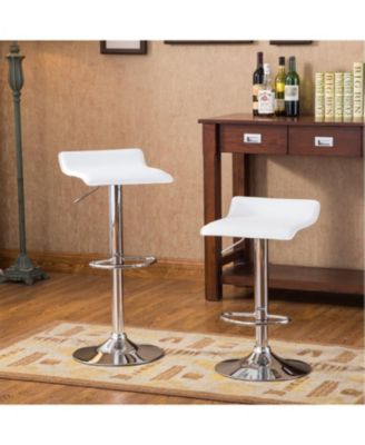 Bar Table Set with Wood & Chrome
