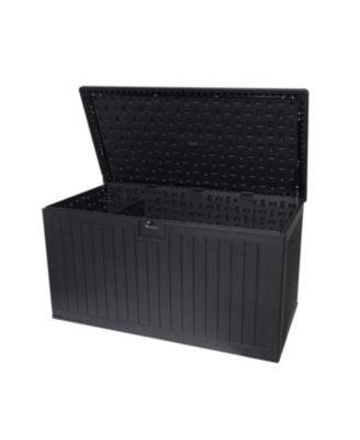 230 Gallon Resin Outdoor Deck Box - Waterproof & Lockable