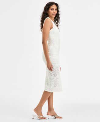 Women's Sleeveless Knit Midi Dress, Exclusively at Macy's