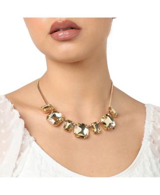 Gold-Plated Stone Jewellery Set