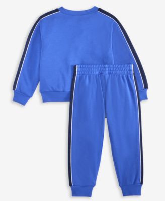 Toddler and Little Boys 2-Piece Sportswear P.E. French Terry Crewneck Top and Pant Set