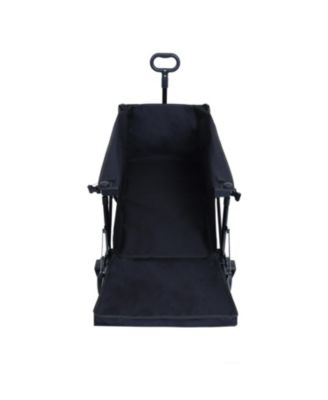 Foldable Wagon with Tailgate, Cover, 400LBS, All-Terrain Wheels