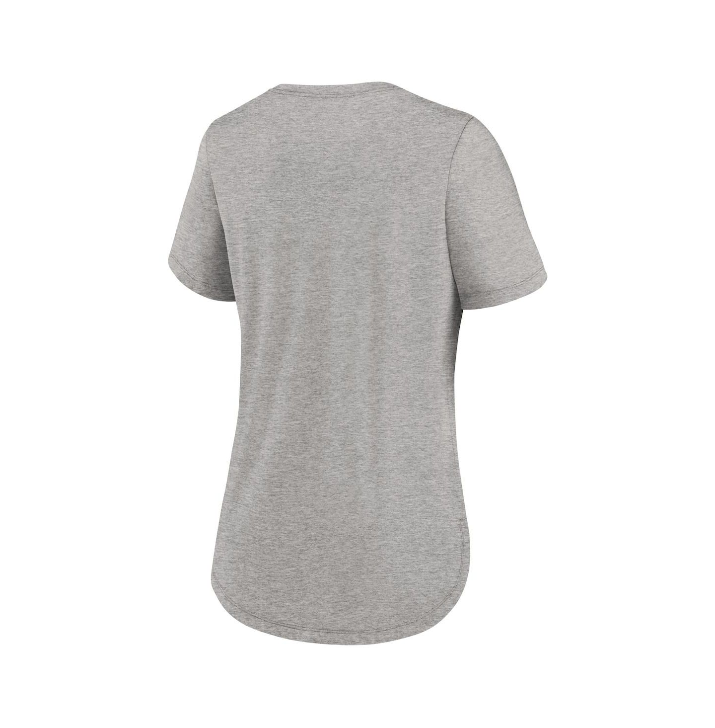 Женская футболка Nike Heather Gray Stanford Cardinal Legacy Tri-Blend — фото 3