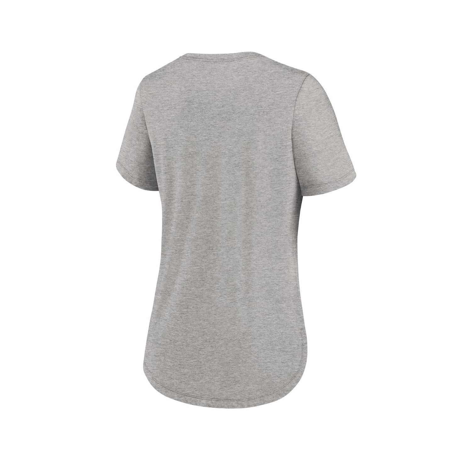 Women's Heather Gray Stanford Cardinal Legacy Tri-Blend T-Shirt
