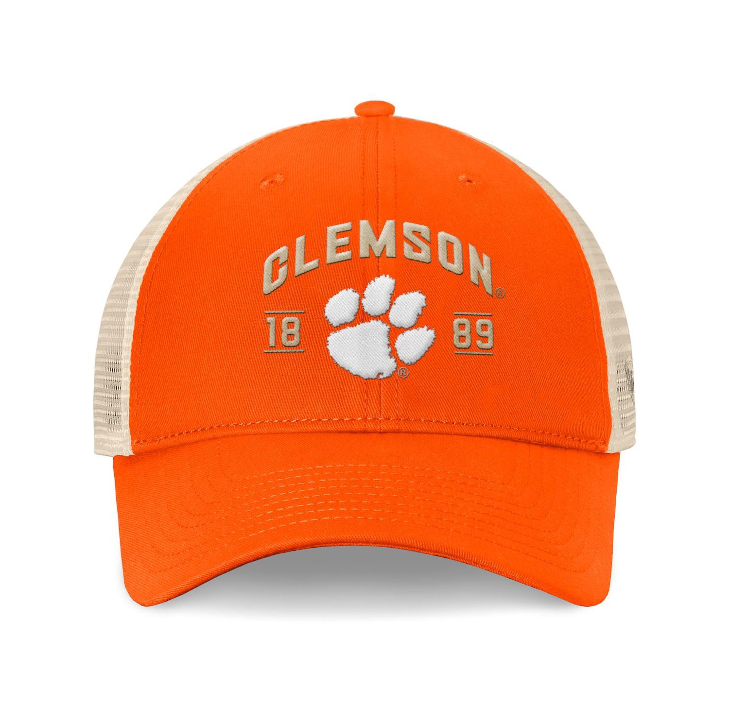 Men's Orange Clemson Tigers Heritage Waylon Trucker Adjustable Hat