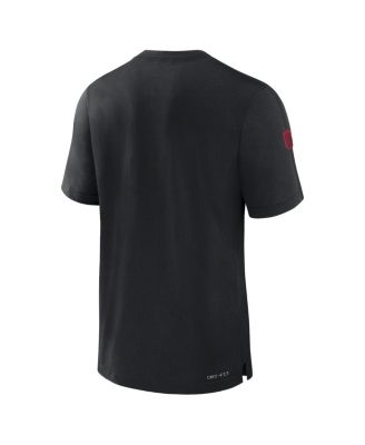 Men's Black Atlanta Falcons Sideline Player Performance T-Shirt