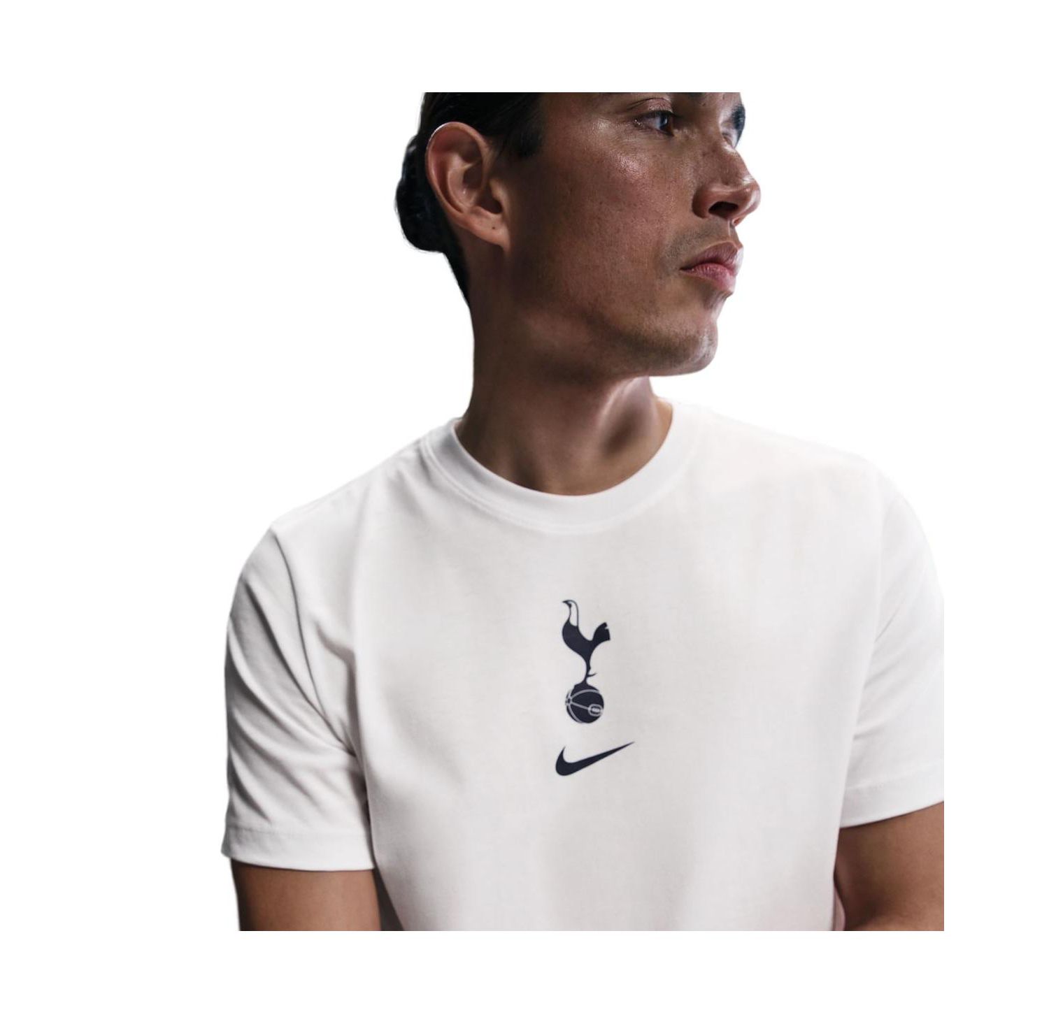 Men's White Tottenham Hotspur Crest T-Shirt