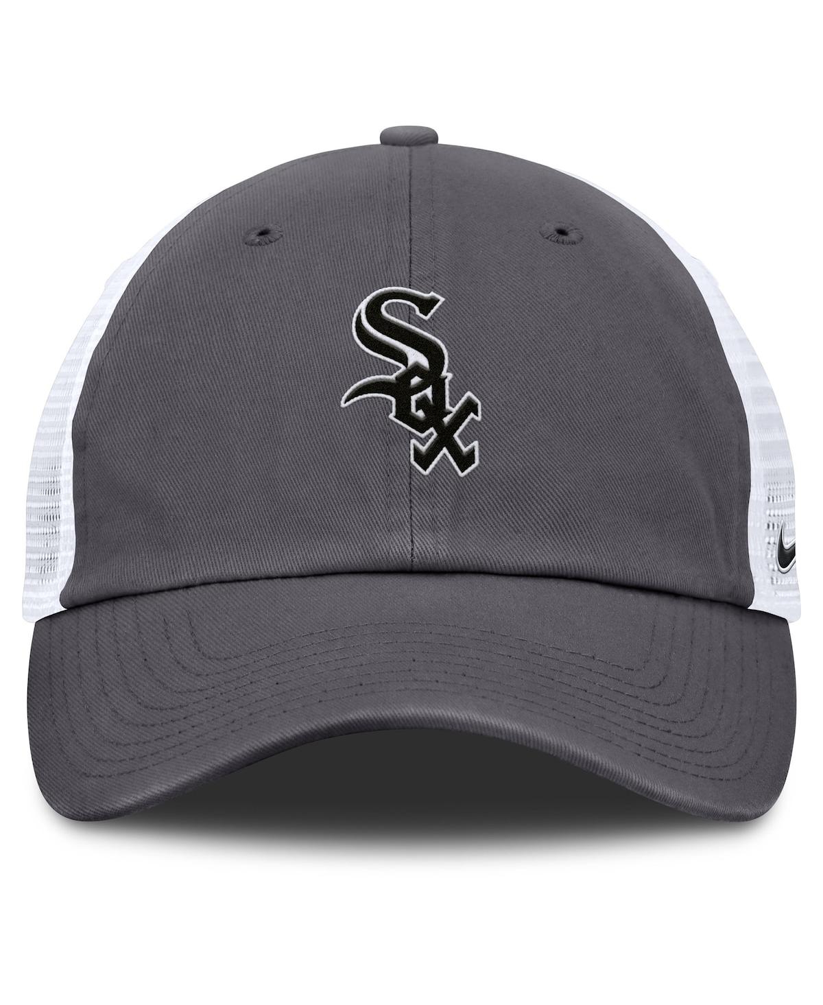 Nike Chicago White Sox Club  Men's Mlb Trucker Adjustable Hat