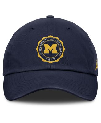 Men's Navy Michigan Wolverines Club Adjustable Hat