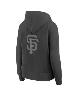 Women's Charcoal San Francisco Giants Elements Future Ground Subtle Tonal Pullover Hoodie