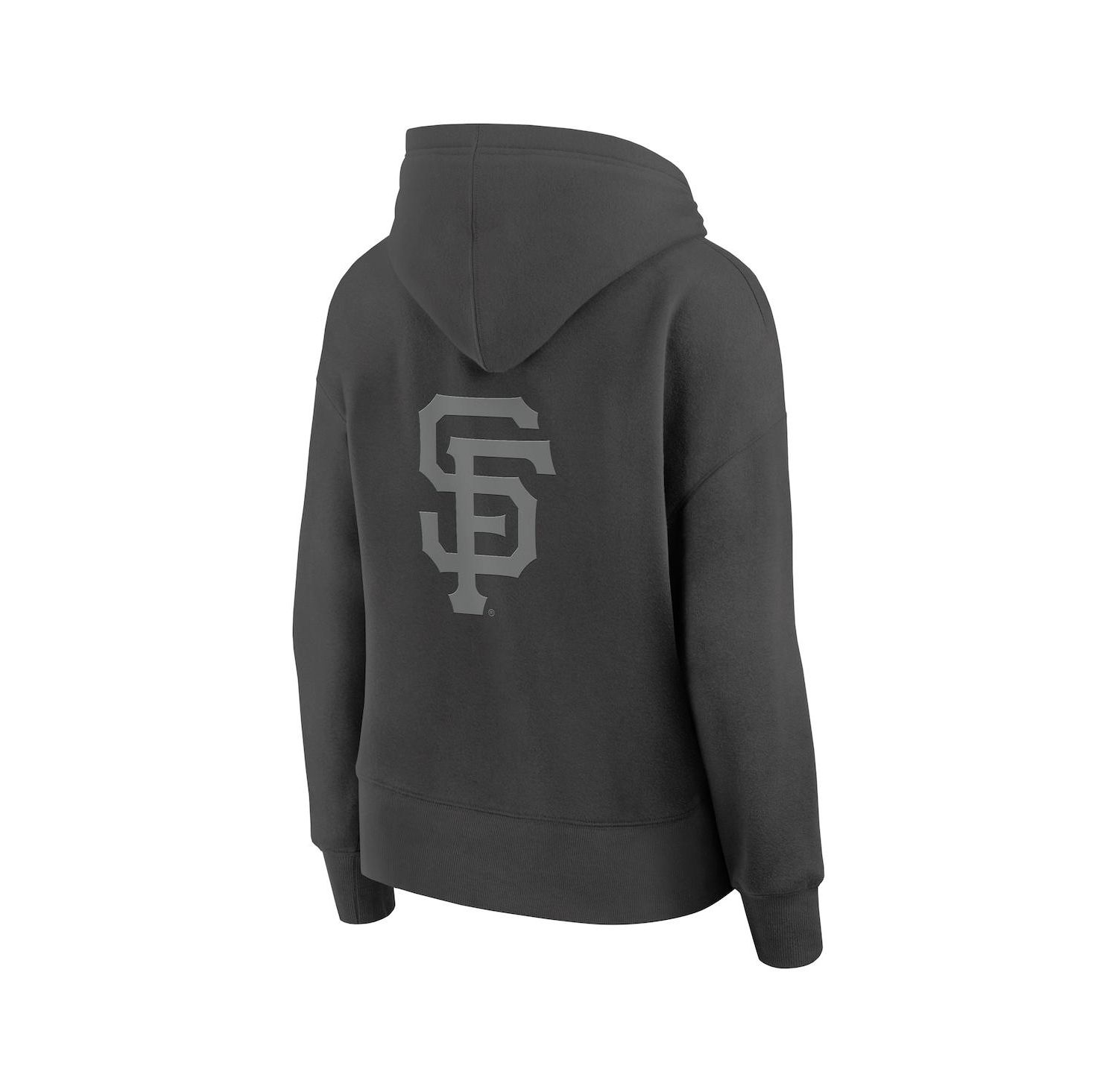 Women's Charcoal San Francisco Giants Elements Future Ground Subtle Tonal Pullover Hoodie