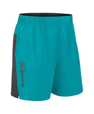 Men's Aqua Miami Dolphins Woven Victory Performance Shorts