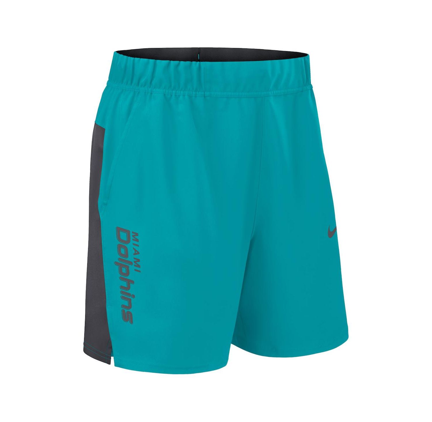 Men's Aqua Miami Dolphins Woven Victory Performance Shorts