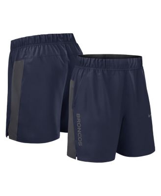 Nike - Men's Navy Denver Broncos Woven Victory Performance Shorts