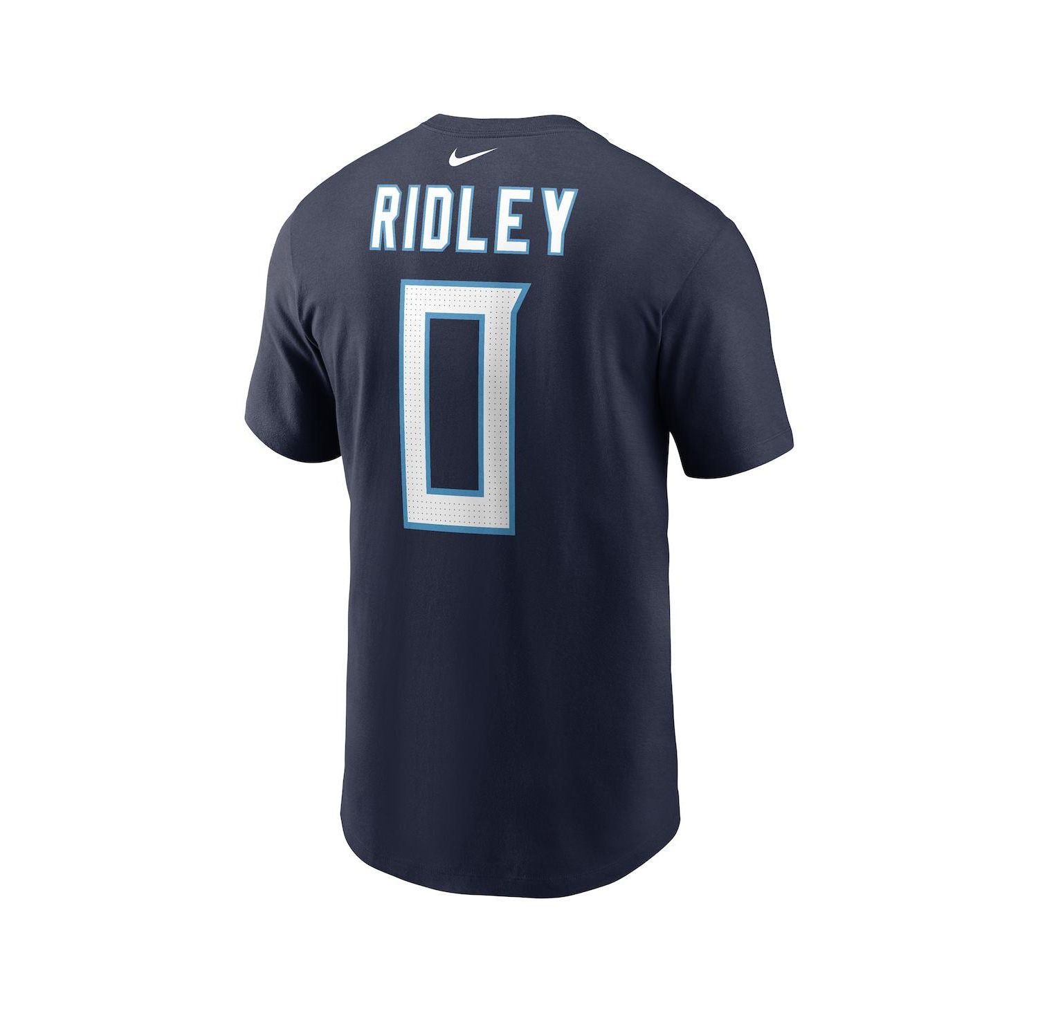 Men's Calvin Ridley Navy Tennessee Titans Player Name & Number T-Shirt