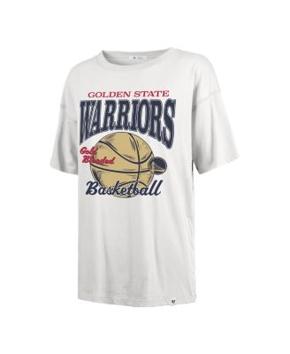 Women's White Golden State Warriors City Edition Down Court Sadie T-Shirt